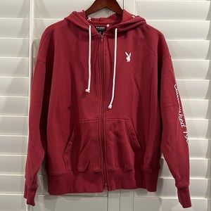Playboy zip-up hoodie.   Women’s size small